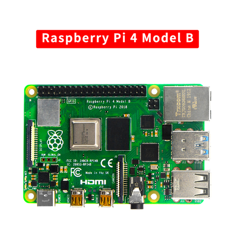 Carte de développement d'origine framboise Pi 4 modèle B Pi 4 2G 4G 8G RAM 2.4G & 5G WiFi Bluetooth 5.0 RPi 4 ► Photo 1/6