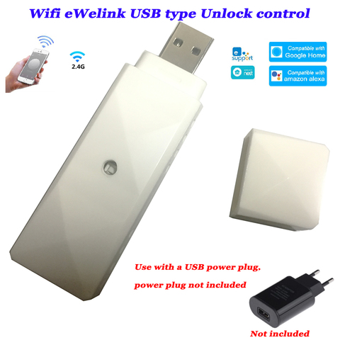 Contrôle de déverrouillage Wifi pour serrure vendu dans notre magasin eWelink Wifi Tuya Google Alexa télécommande serrure 908 909 910 modèle 920 ► Photo 1/2