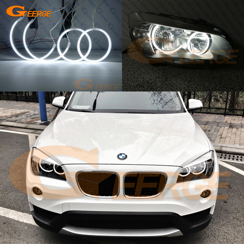 Pour BMW X1 E84 2009 2010 2011 2012 2013 2014 2015 Excellent Ultra lumineux CCFL ange yeux Halo anneaux kit voiture style ► Photo 1/6