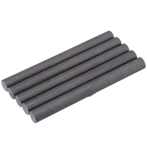 5 pièces 99.9% tiges de Graphite électrode de soudage cylindre barres de tige de carbone machines-outils pour l'industrie du soudage par points outils de métallurgie ► Photo 1/6