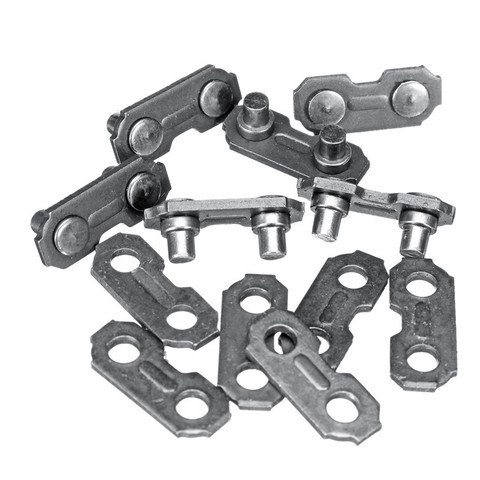 Joint de chaîne de tronçonneuse en acier inoxydable, 6 pièces, 3/8 .063 chaînes pour le travail du bois, pièces de tronçonneuse ► Photo 1/6