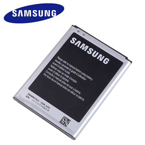 Samsung Batterie D'origine pour Samsung Galaxy Note 2 N7100 N7102 N7105 T889 i605 i317 L900 R950 E250 EB595675LU 3100mAh ► Photo 1/2