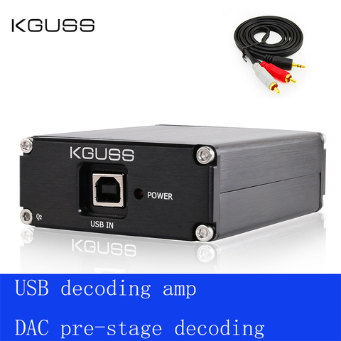 2022 nouveau KGUSS Q2 brise Audio ESS ES9018K2M + AD823 + SA9023 USB DAC décodeur externe carte son amplificateur au-delà ES9023 DAC ► Photo 1/6