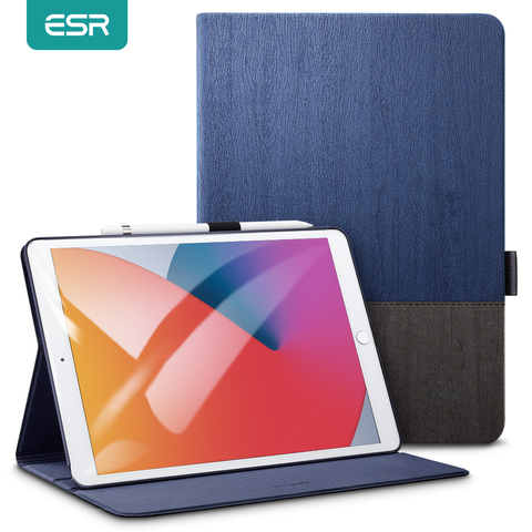 ESR-coque pliable en tissu Oxford, étui intelligent, pour iPad 8e 2022, iPad Air 4 / iPad Pro 11 12.9, iPad Air 4 2022 ► Photo 1/6