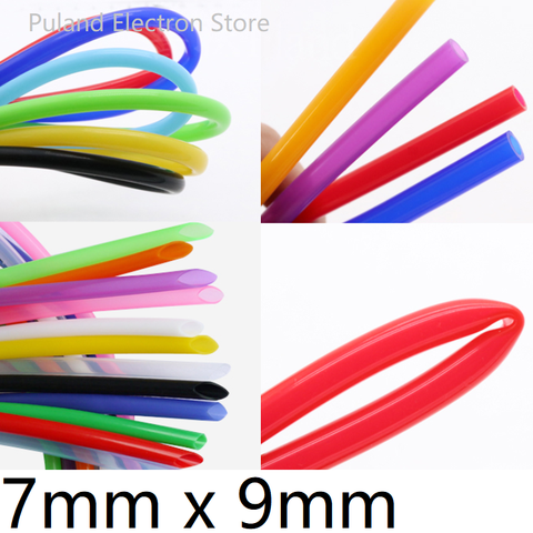 Tube Flexible en Silicone et caoutchouc, 7x9, diamètre extérieur de 7mm, épaisseur de 9mm, qualité alimentaire, pour boisson, lait, bière, connecteur d'eau ► Photo 1/6