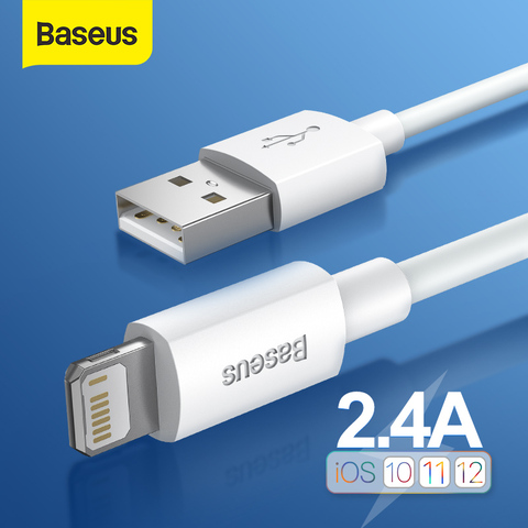 Câble USB Baseus pour iPhone 7 6 chargeur câble USB C QC 3.0 câble de charge rapide type-c pour Samsung S10 S9 fil pour Huawei Xiaomi ► Photo 1/6