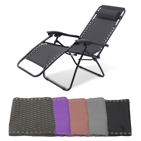 Tissu universel de tissu de remplacement pour la chaise de gravité zéro Patio salon canapé inclinables toutes les chaises de fronde Standard 63x17 pouces ► Photo 1/6