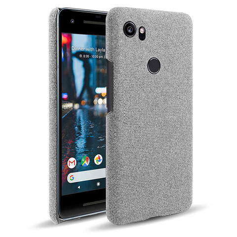 Coque rigide en tissu housses pour rétro pour Google Pixel 2XL, 6.0 pouces, pour téléphone portable ► Photo 1/6