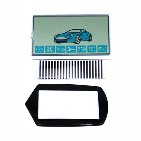 Nouveau câble flexible + porte-clés LCD A91 | Verre pour écran de télécommande Starline A91 avec rayures zébrées ► Photo 1/4