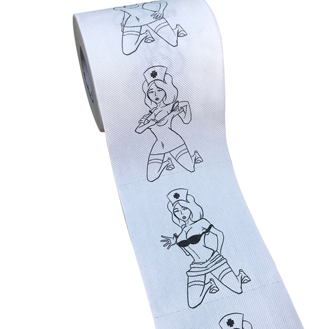 Rouleaux de papier hygiénique blanc paquet de 3 plis numéros drôles papier de soie hygiénique rouleau de papier ► Photo 1/1