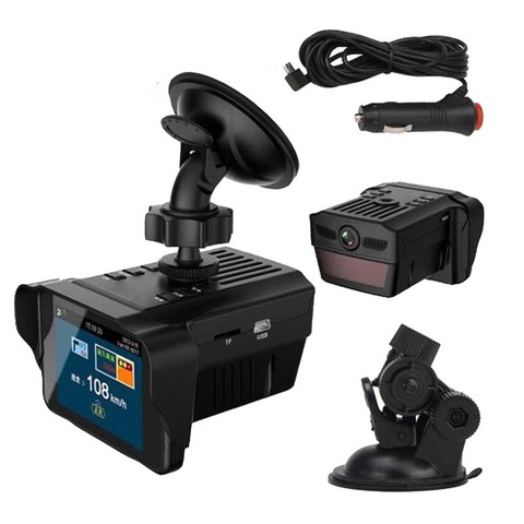 H588 Voiture 2 En 1 Dashcam Antiradar Combo Vitesse Caméra Registar Signal Anti Radar Dvr Dash Cam Intelligent Détecteur De Radar avec Enregistreur ► Photo 1/6