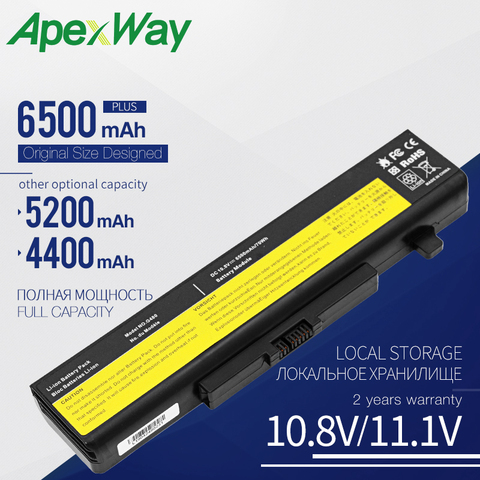 6500mAh 6 Cellules Nouvelle Batterie D'ordinateur Portable Pour LENOVO G580 Z380 Z380AM Y480 G480 V480 Y580 G580AM L11N6R01 L11M6Y01 L11S6Y01 L11L6Y01 ► Photo 1/5