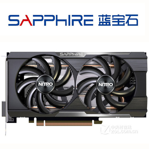 SAPHIR R9 370 4 GO R7 370 4G D5 Cartes Graphiques 256Bit GDDR5 Carte Vidéo pour AMD Radeon R9 370X Cartes R9370 370X 4 GO HDMI Utilisé ► Photo 1/6