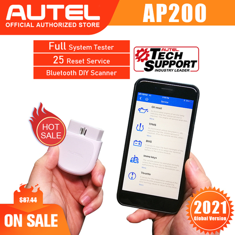 Autel – outil de Diagnostic automobile complet AP200, lecteur de Code OBD2, avec Bluetooth, pour Thinkcar, Thinkdiag, Easydiag ► Photo 1/6