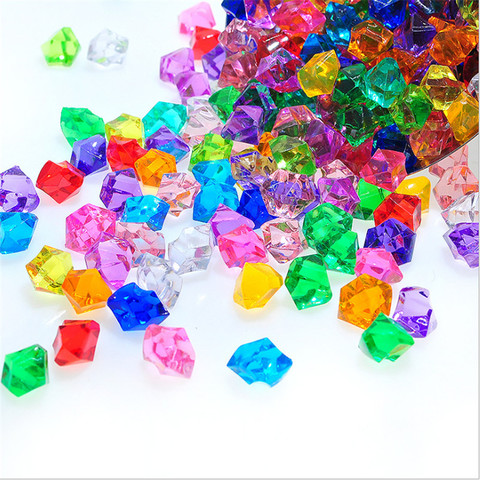 Lot de 100 pièces en cristal acrylique irrégulier, 10x9x6mm, diamant, pièce de jeu d'échecs, accessoires de jeux de société ► Photo 1/6