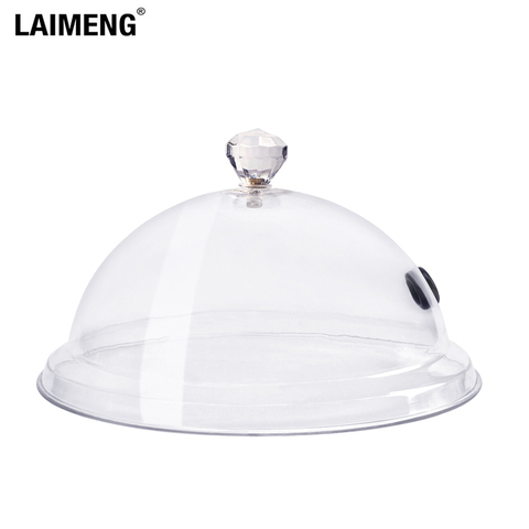 Laimeng-couvercle en plastique pour infuseur de fumée, couvercle dôme, accessoire spécialisé pour plaques de pistolet fumeur, 8 10 12 pouces, S270 ► Photo 1/6