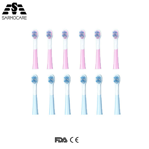 Sarmocare – tête de brosse à dents S300 pour enfants, brosse à dents électrique sonique ultrasonique adaptée à la tête de brosse à dents électrique ► Photo 1/5