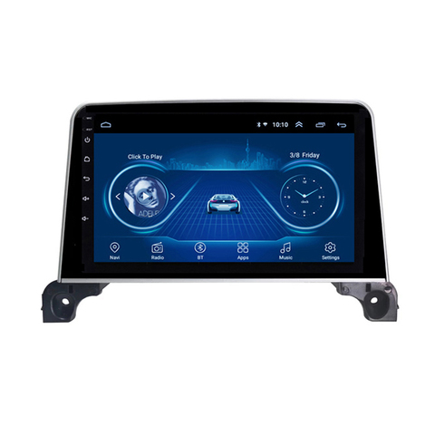 Autoradio Android, 2 Din, WIFI, FM, GPS, stéréo, unité centrale avec cadre, lecteur multimédia pour voiture Peugeot 5008, 4008, 3008, 2017, 2022, 2022 ► Photo 1/6