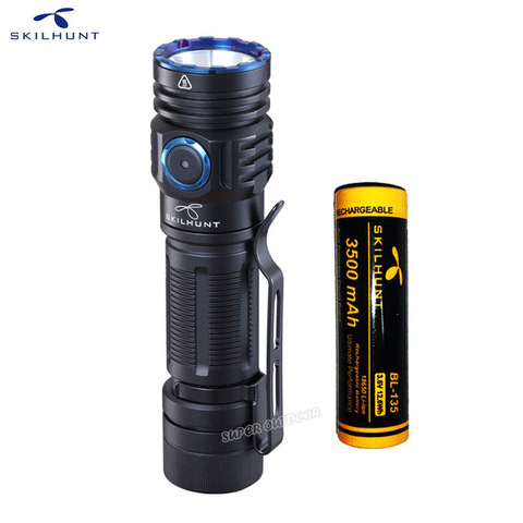 SKILHUNT – lampe de poche étanche à LED, Rechargeable par USB, haute puissance, 2000 Lumens, édition EDC, nouveau modèle, M300 XHP35 ► Photo 1/6