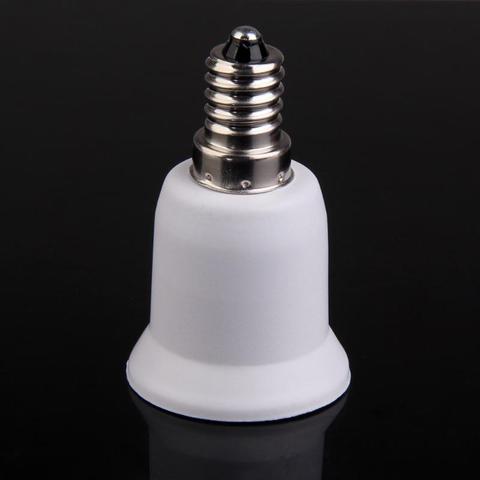 Convertisseur E14 à E27 LED halogène, Base de lampe, adaptateur, prise de Conversion, ignifuge, support de lampe ► Photo 1/5