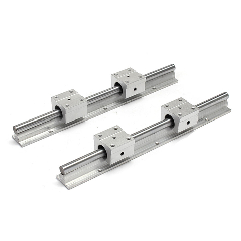 SBR12 rail linéaire, longueurs: 300, 400, 500, 600, 700, 800, guide linéaire avec bloc linéaire SBR12UU, cnc pièces ► Photo 1/1