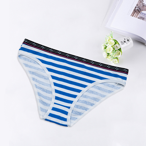 Culotte Sexy pour femmes sous-vêtements féminins Bikini coton entrejambe slips Lingerie intime dames taille basse respirant fonction ► Photo 1/6