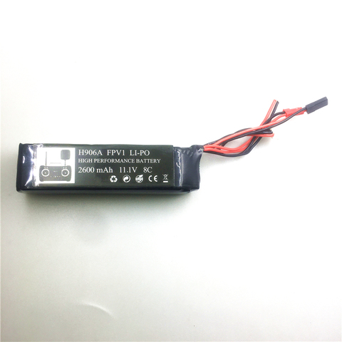 Batterie 2600mAh 11.1V pour télécommande Hubsan X4 PRO H906A, émetteur/H109S/H501S/ H301S ► Photo 1/1