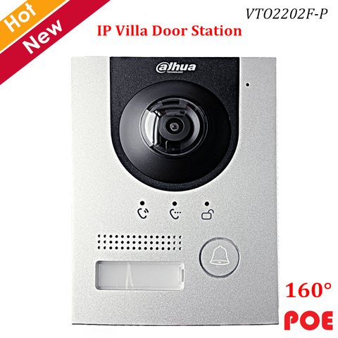 Dahua – Station de porte de Villa IP, caméra CMOS 2MP, Vision nocturne, indicateur vocal, Angle de vue de 160 °, Support de sonnette vidéo POE, accessoire ► Photo 1/2