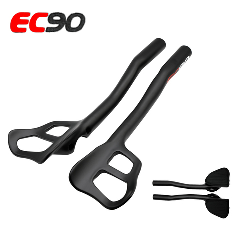 EC90 – prolongateur de vélo en fibre de carbone, barre Aero TT, repose-bras pour Triathlon, guidon de vélo de route ► Photo 1/6