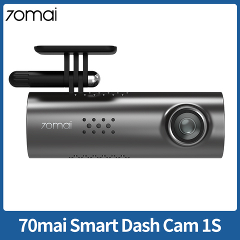 70mai Smart Dash Cam 1S voiture DVR anglais commande vocale APP contrôle d'enregistrement 130 ° grand Angle boucle enregistrement tableau de bord caméra enregistreur ► Photo 1/6