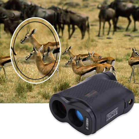 Télémètre Laser numérique LR1500H 1500m, distancemètre portatif monoculaire pour chasse au Golf, mesure de la vitesse, de l'angle et de la hauteur ► Photo 1/6