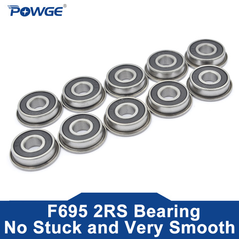 POWGE VORON F695-2RS roulement 5*13*4mm ABEC-7 à bride Miniature F695 RS roulements à billes F695RS pour imprimante Mobius 3.1 Voron 0/2.4 ► Photo 1/6