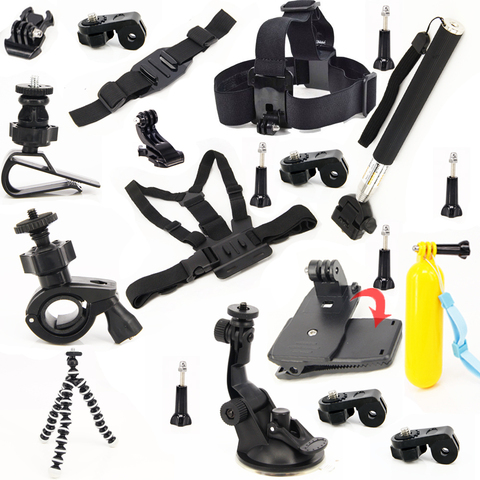 Caméra d'action ensemble de voyage accessoires de photographie professionnels Kits de paquet pour Sony HDR-AS300VR AS200V AS100 AS50 AZ1 FDR-X3000VR ► Photo 1/6