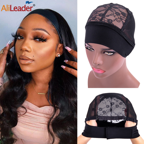 Alileader perruque bandeau casquette pour bords perruque filet casquette tissage casquettes bandeau perruques casquettes pour faire des perruques cheveux humains bandeau perruque faisant Kit ► Photo 1/6