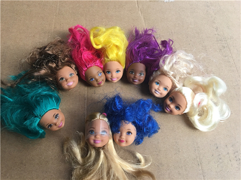 Tête de poupée Kelly, Rare et originale, bon maquillage, 1/6 têtes de poupée, pièce de jouet, qualité, bricolage, accessoires de poupée princesse ► Photo 1/6