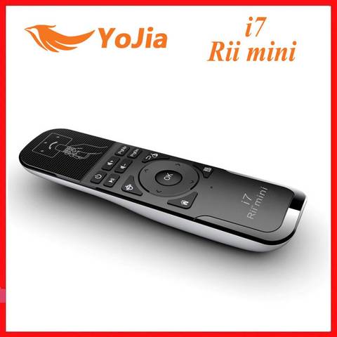 D'origine Rii i7 Fly Air Souris À Distance Contrôle mini i7 2.4G Sans Fil air Mouse pour Android TV Box X360 PS3 Smart Set top box PC ► Photo 1/6