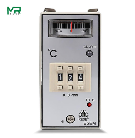 Thermostat de type K, haute qualité, E5EM-YR40K pointeur, régulateur de température 0 ~ 999 degrés, équipement de chauffage, four ► Photo 1/6