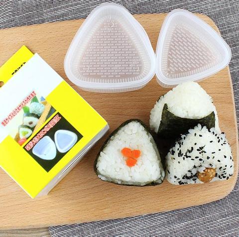 Moule pour Sushi, 4 pièces/ensemble, triangulaire, pour boule de riz Onigiri, accessoire de cuisine japonaise, Bento ► Photo 1/6