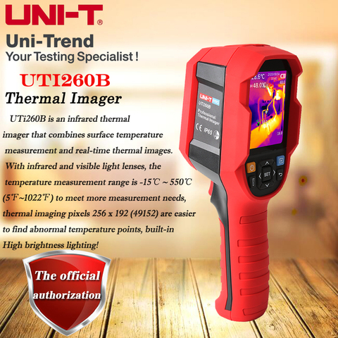 UNI-T UTi260B UTi85A IP65-rated imageur thermique; Écran de température de carte de matériel électrique d'entretien automatique ► Photo 1/6