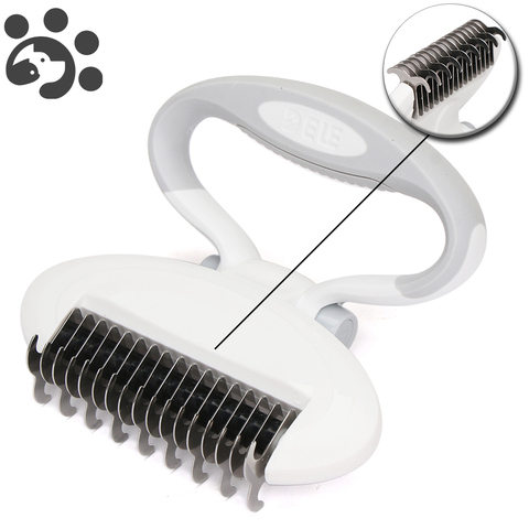 Peigne pour chien de compagnie pour détacher les cheveux noeud chiens brosse peignes pour grand petit chien caniche cheveux longs chiens peigne outil de toilettage Shih Tzu Q008-S ► Photo 1/6