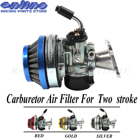 Ensemble de filtre à Air pour carburateur, Performance 49cc, 19mm, pour ATV, Mini vélo de poche, 2 temps 47Cc et 49 Cc ► Photo 1/6