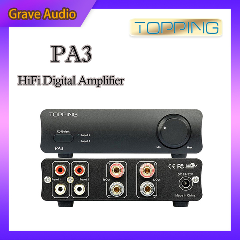 TOPPING PA3 – amplificateur numérique HiFi de bureau, puissance Audio, professionnel 80W ► Photo 1/1