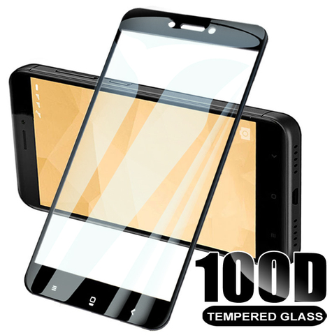 Protecteur d'écran pour Xiaomi, protection complète 100D en verre trempé pour modèles Redmi 4X, 5A, 5 Plus, 6, 6A, 7A, Note 4, 4X, 5 Pro ► Photo 1/6