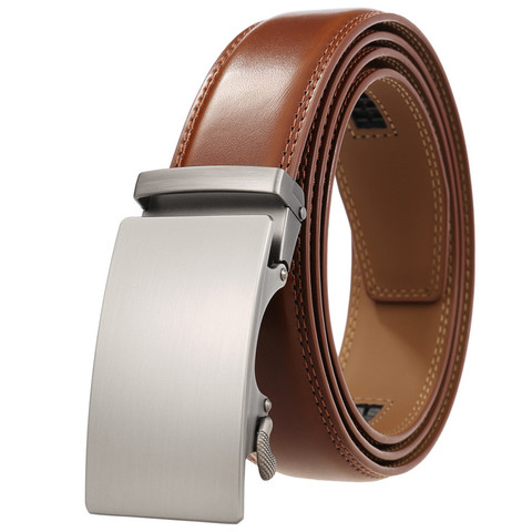 CETIRI – ceinture en cuir pour hommes, 24 styles, boucle automatique, haute qualité, mode, chaîne en jean extensible, marque de luxe solide ► Photo 1/6