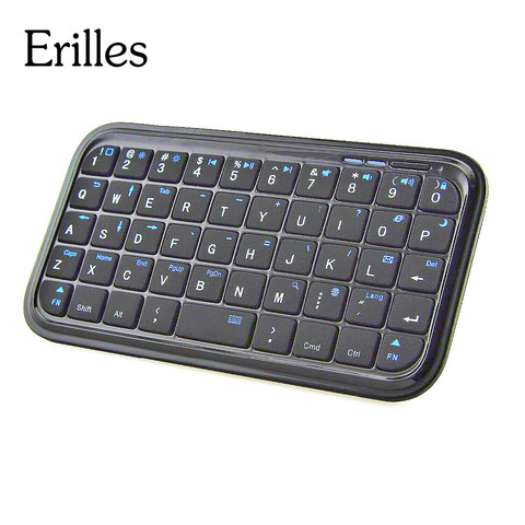 Mini clavier Bluetooth sans fil Rechargeable, pour iphone 6 6s plus ipad samsung galaxy S4 S5 S6 note 5, tablette android windows ► Photo 1/6