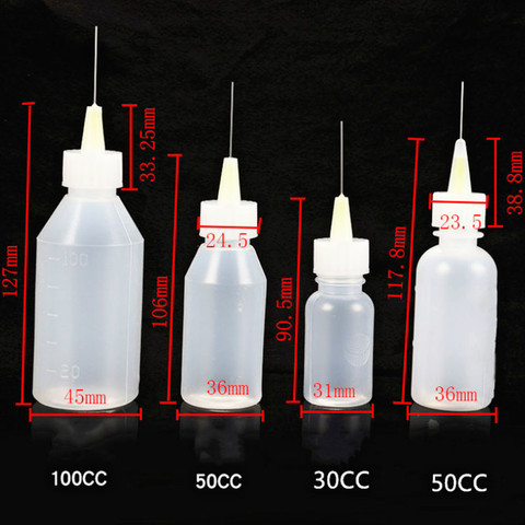 Bouteille de Flux de 50ml, liquide à souder à la main, colophane en plastique, alcool pour distributeur, aiguilles de pâte à souder, pièce de réparation ► Photo 1/6