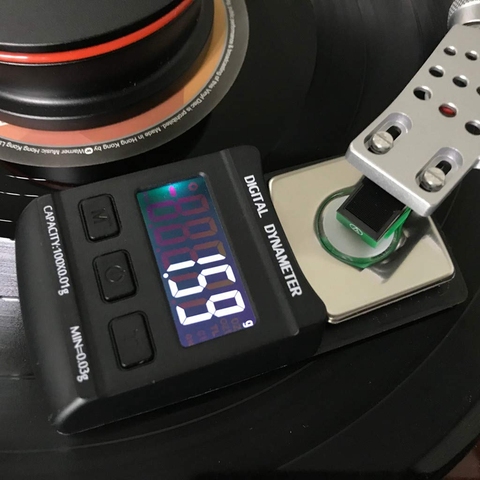 Professionnel haute précision numérique plaque tournante Force échelle jauge bras charge mètre LCD rétro-éclairage 100G/0.01G pour LP vinyle Record aiguille ► Photo 1/6