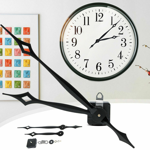 Kit de mouvement d'horloge à Quartz mural | Outil essentiel silencieux, heure réparation manuelle, bricolage accessoires grand mécanisme à moteur, couple élevé ► Photo 1/6