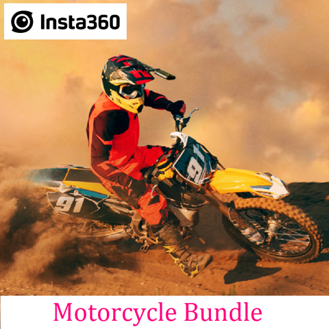 Insta360 ensemble de montage de moto pour une caméra d'action X2 / ONE R / ONE X accessoires de sport professionnels ► Photo 1/5