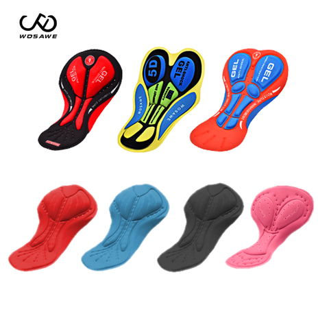 Cyclisme court coussin respirant 5D Pad vélo Base coussin en plein air vélo sous-vêtements Gel de silice Pad équitation accessoires hommes femme ► Photo 1/6